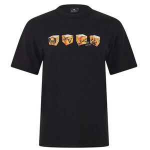 Paul Smith Mens Cube(s) Crew Neck / Black